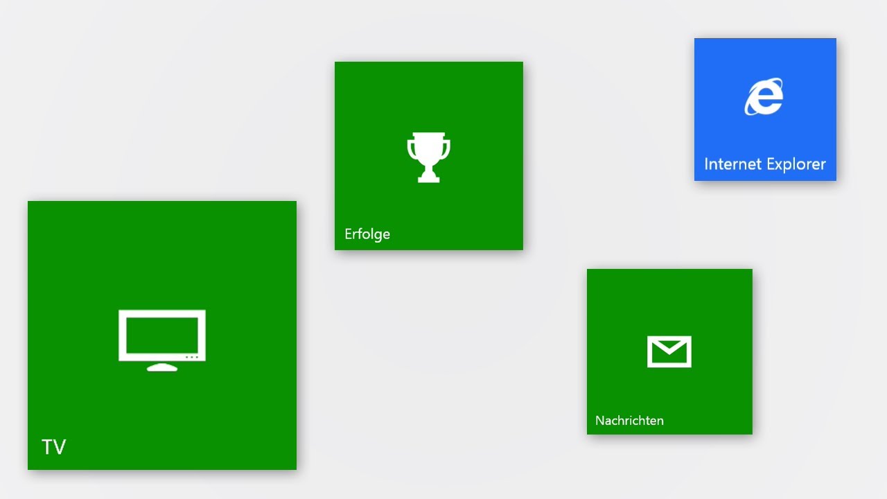 Xbox One - Microsoft Apps (TV, Achievements, Friends, Internet Explorer, Store)