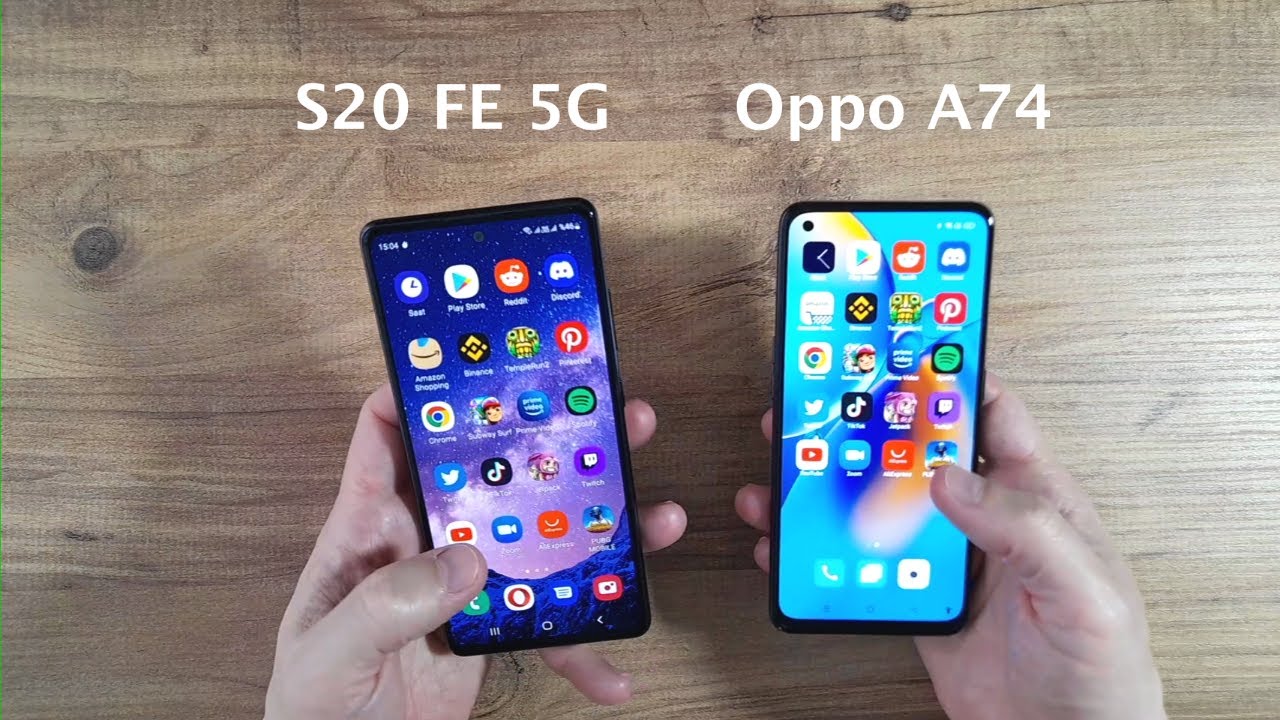 Тест скорости Samsung S20 FE 5G и Oppo A74
