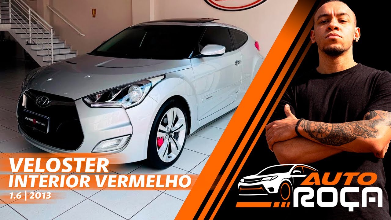 Hyundai Veloster 1.6 2013 INTERIOR VERMELHO 👀🔥