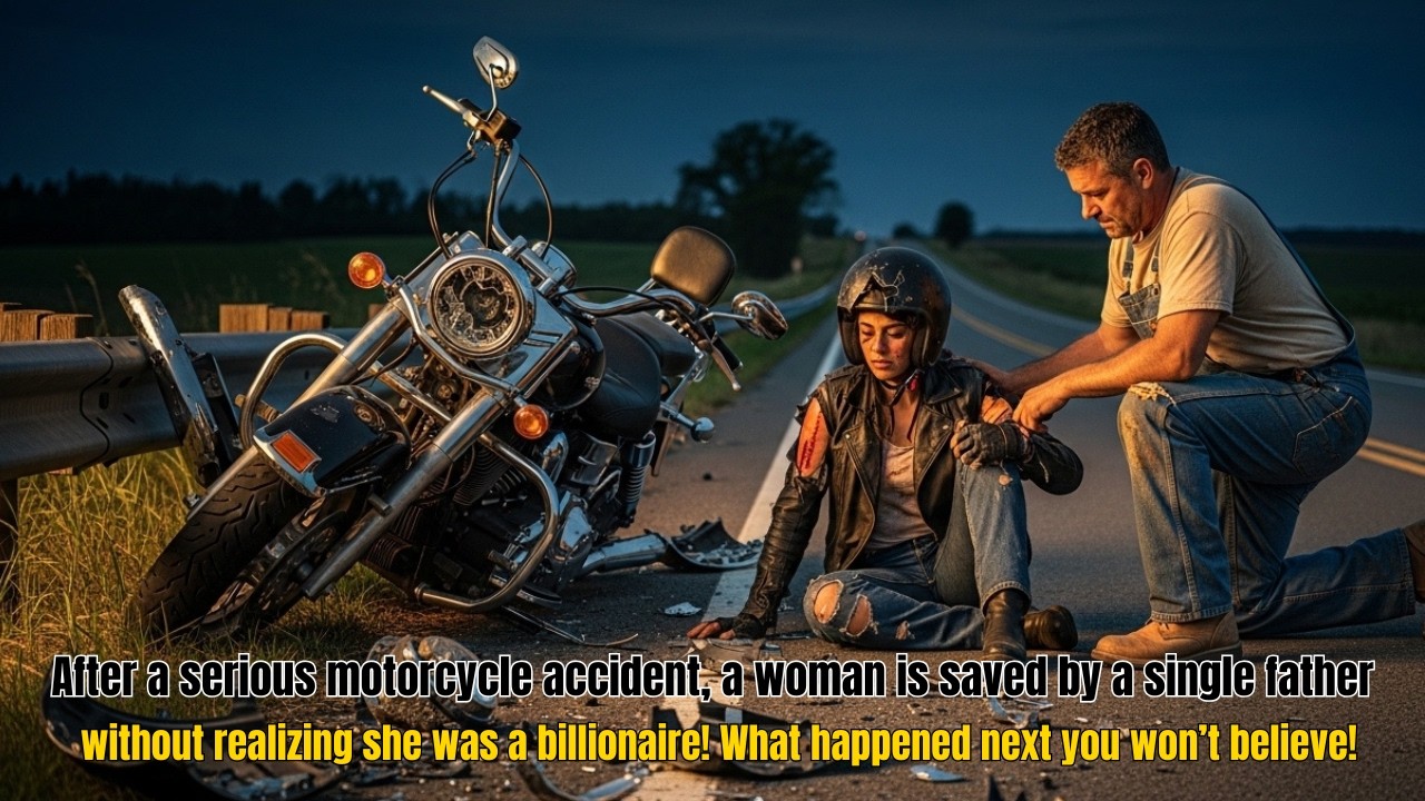 Single Dad Saved a Stranger in a Bike Crash, Unaware She Was a Billionaire Searching for Love!