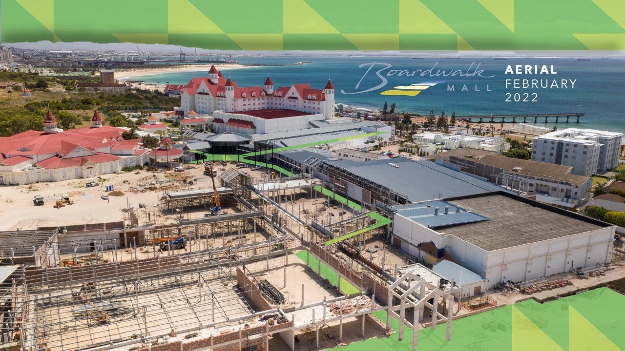 Boardwalk Mall Aerial View - February 2022