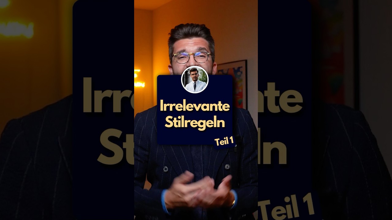 Irrelevante Stilregeln ☝🏻