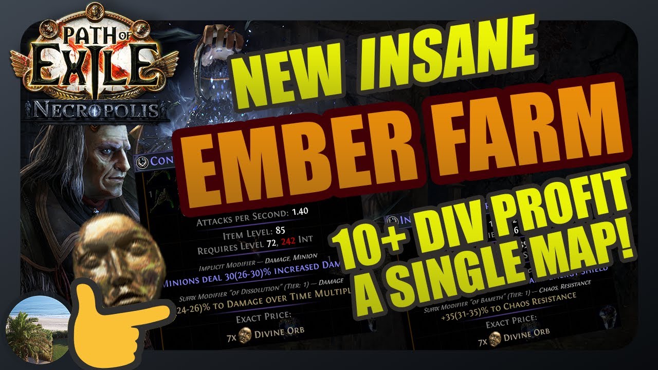 [PoE 3.24] INSANE New Ember Strat - How I Get 10+ Div Profit PER MAP