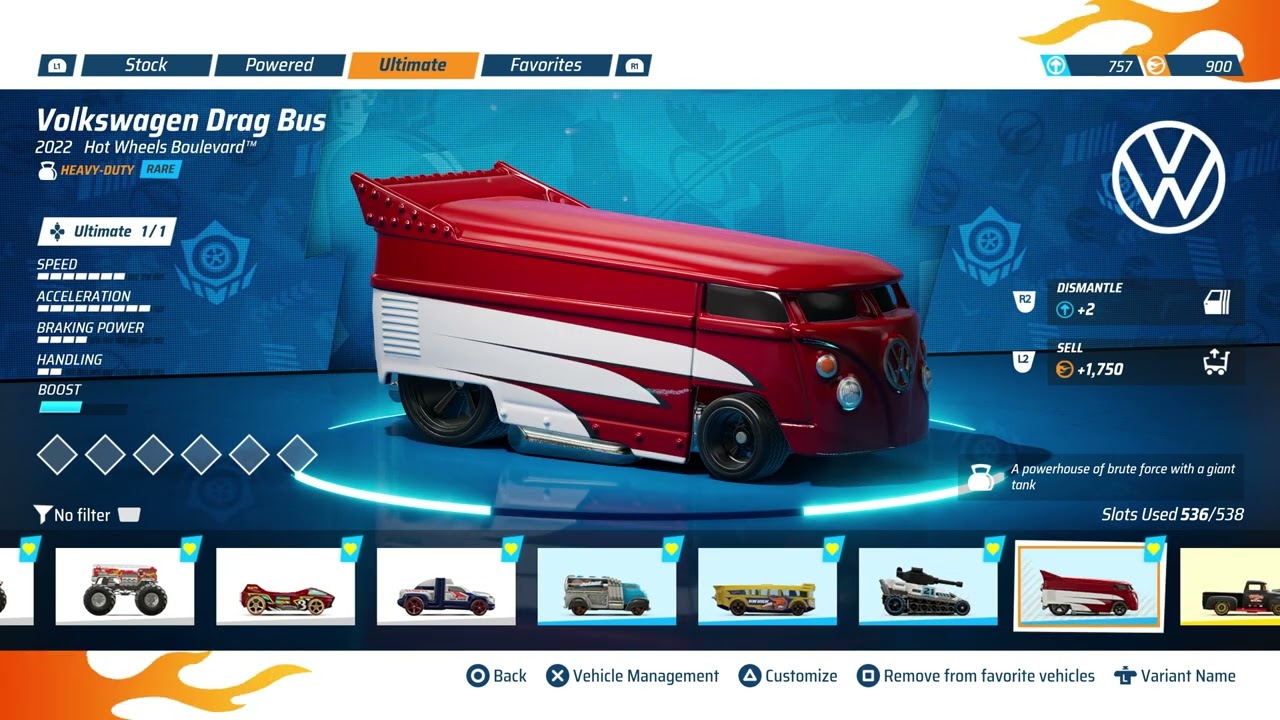 Hot Wheels Unleashed 2: Turbocharged - All 210 Vehicles (Base + DLC)