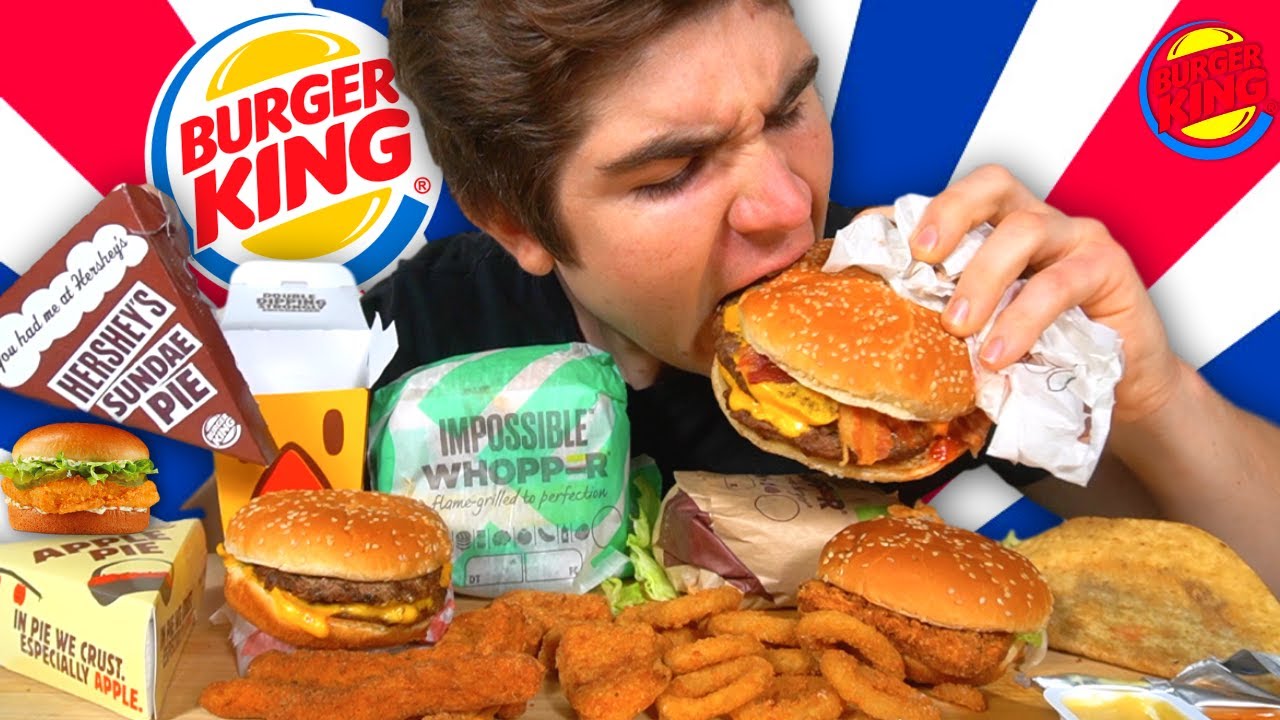 BURGER KING FEAST OF KINGS. (Mukbang)