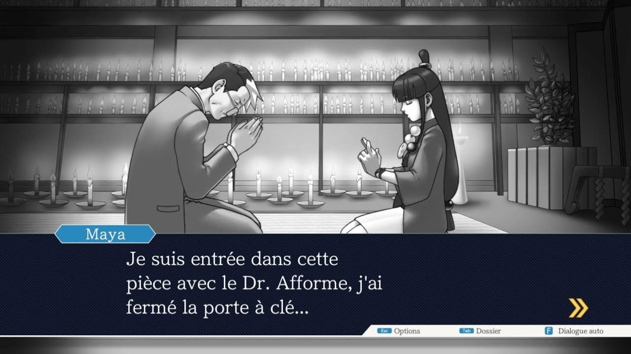 SESSION INVOCATION ET RETROUVAILLE SANGLANTE phoenix wright ace attorney trilogy 21