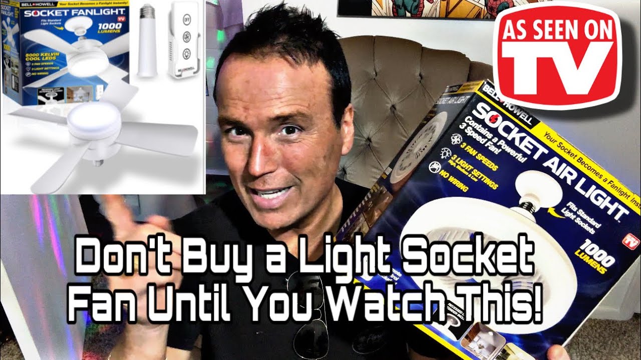 Don't buy a light socket fan until you watch this!
