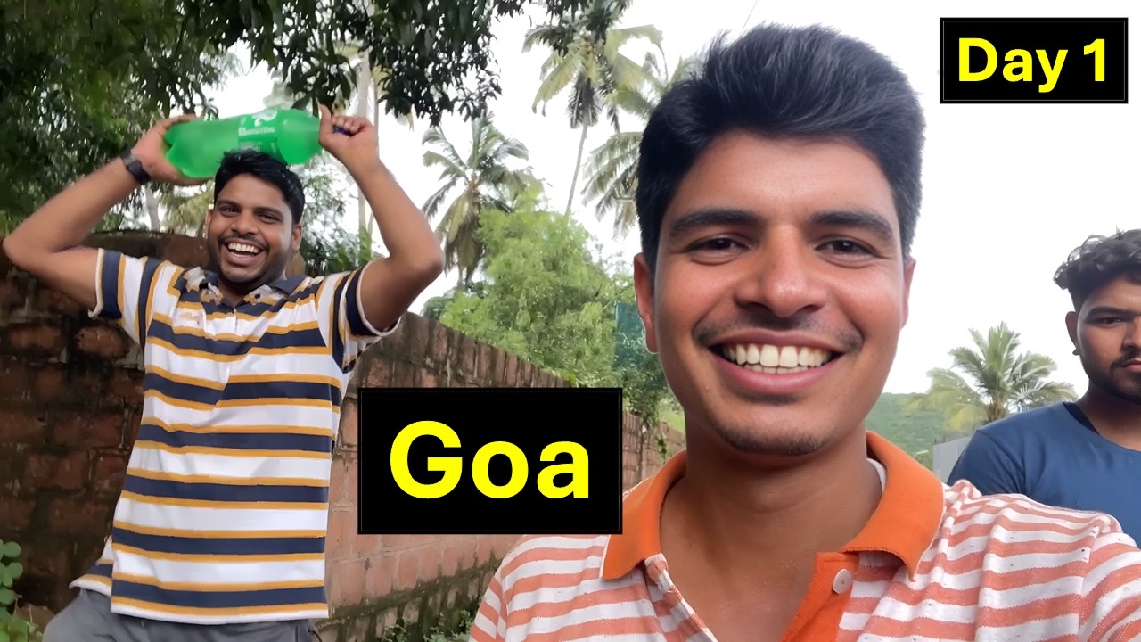Goa Day 1: गोवा पहुचने तक मस्ती चालू 😁| Fun & Nightlife with Friends | Goa Trip 2024