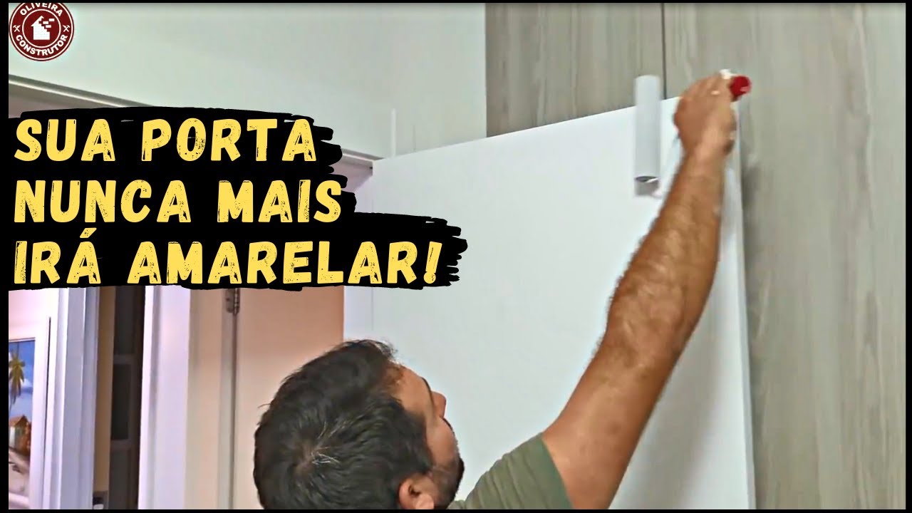 Incr&iacute;vel t&eacute;cnica de pintura para sua porta! Ela nunca mais vai amarelar! Dica top demais!