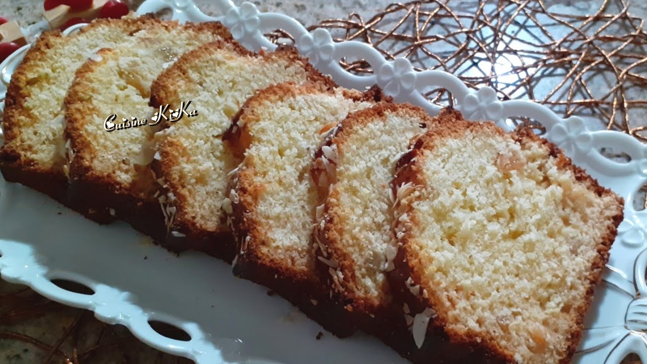 كيك بريوشي خفيف بنكهة الليمون و البرتقال