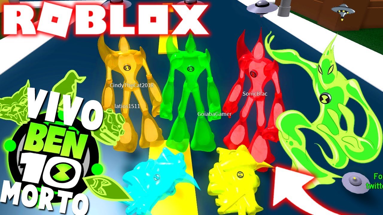 ROBLOX ! BEN 10 - NOVO JOGO MORTO-VIVO (MORTO FRITO) NO BEN 10 ARRIVAL OF ALIENS !