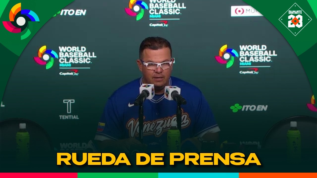 VENEZUELA Rueda de prensa Omar Lopéz mánager reacción victoria ante Nicaragua | DIAMANTE 23