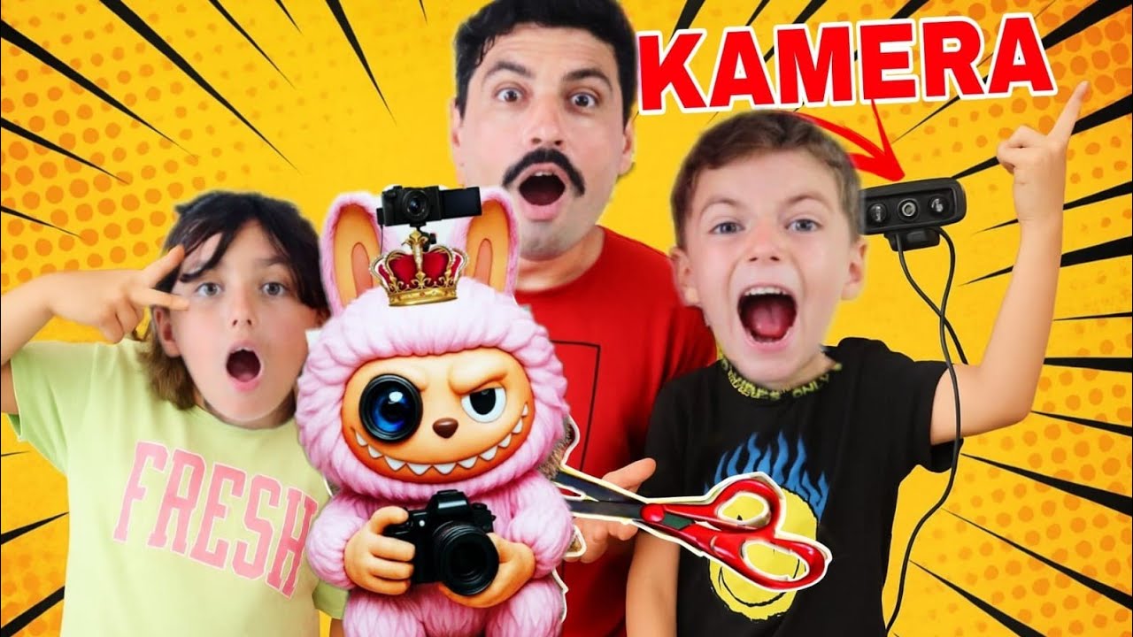 LABUBUNUN İÇİNİ AÇTIK! GÖZÜNDE KAMERA MI VAR? 😱📷