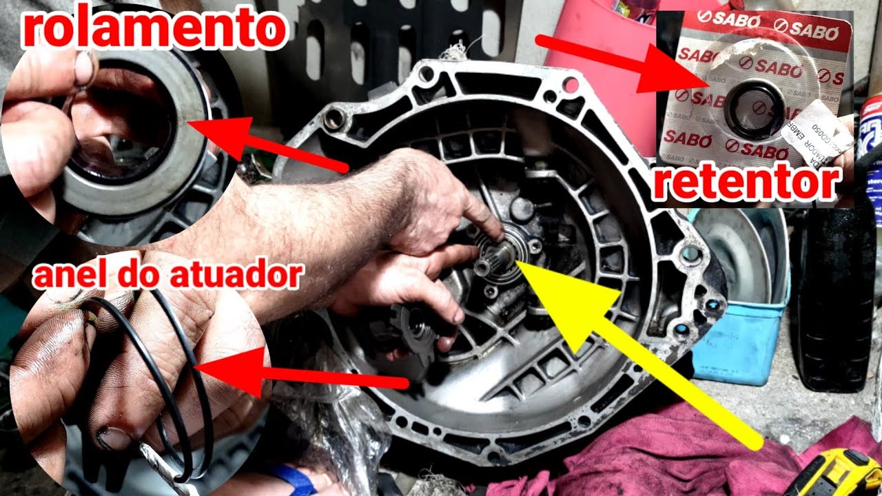 retentor eixo piloto corsa SABÓ/ ANEL DO ATUADOR DE EMBREAGEM/  Rolamento embreagem Luk/ Corsa GM