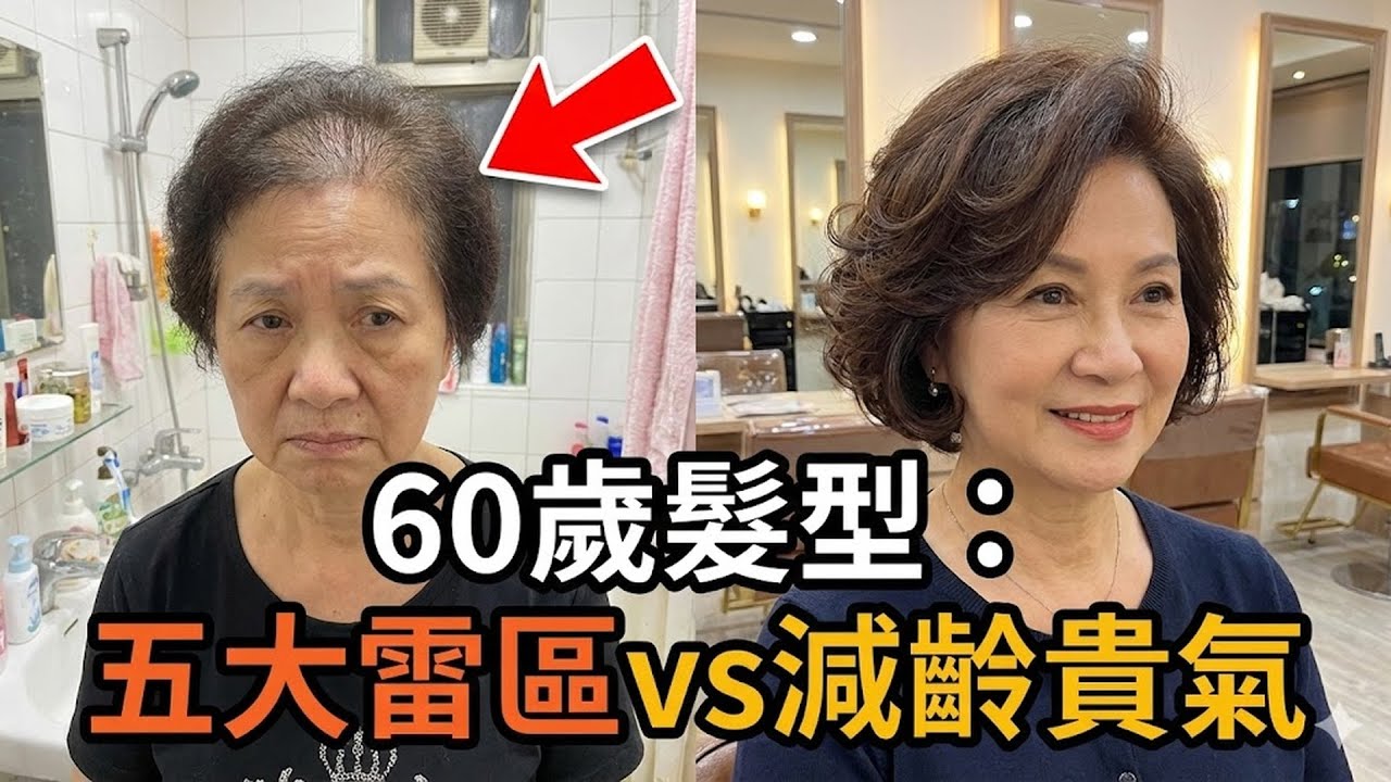60歲以後，這5種髮型千萬別碰，讓人老了10歲！時尚專家推薦這3款，減齡顯髮量，貴氣十足！#60歲髮型 #減齡髮型 #顯髮量 #貴氣髮型 #時尚髮型 #老了10歲  #髮型推薦 #女裝穿搭 #保養技巧