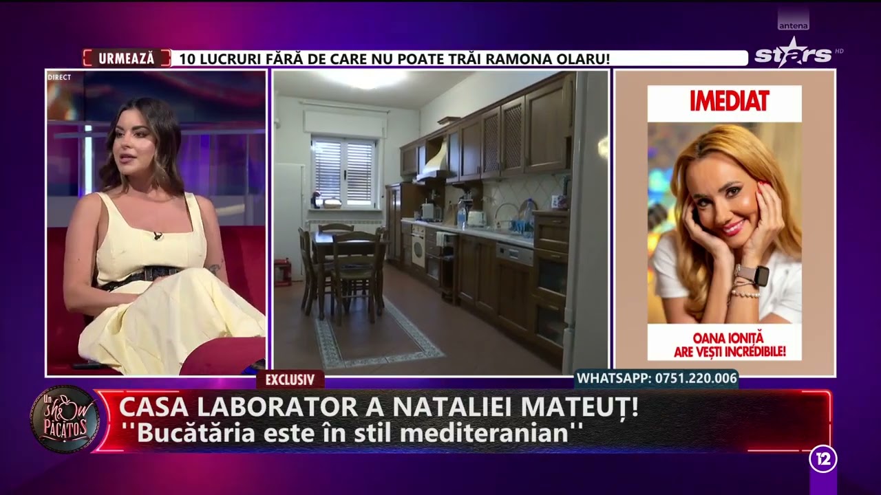 Cum arată casa Nataliei Mateuț. Vedeta locuiește într-un apartament primit de la părinți
