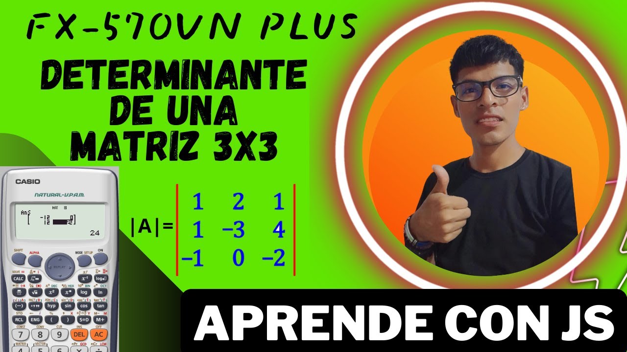 Determinante de una matriz 3x3
