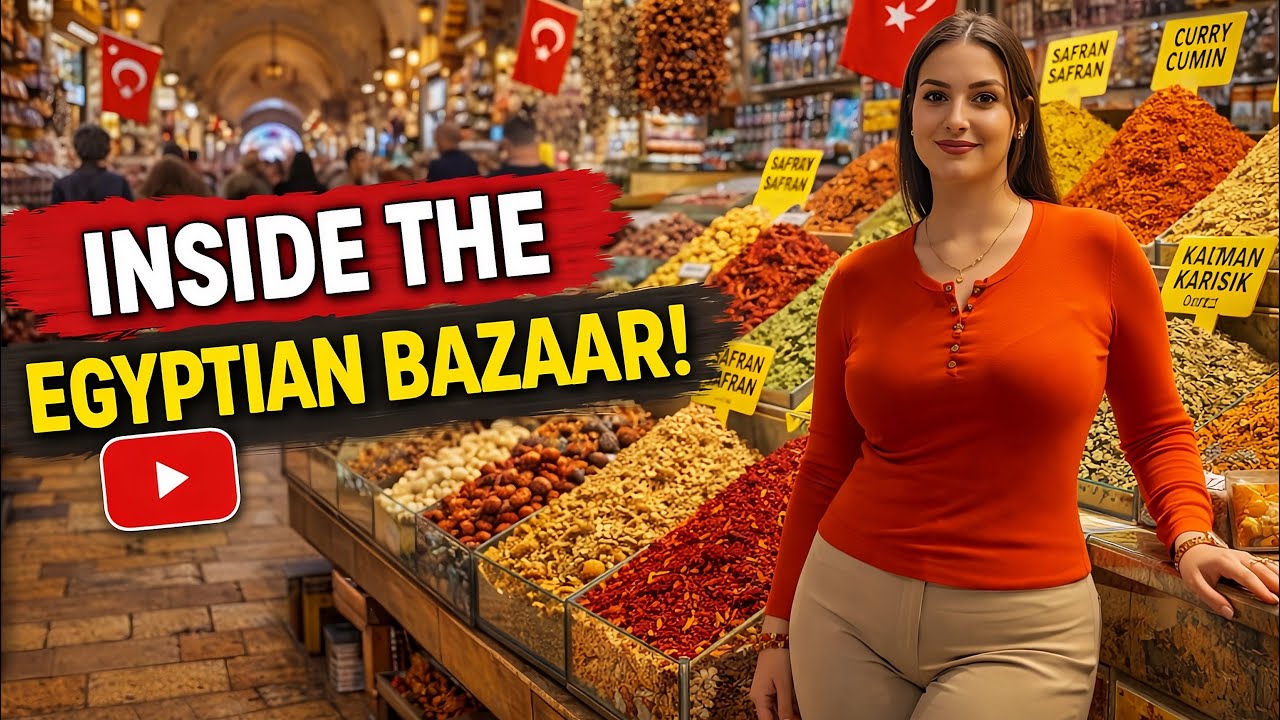 [Istanbul 4K] Inside Istanbul’s Famous Spice Bazaar 🌶️🇹🇷 You Won’t Believe This Market! | 4K Walk