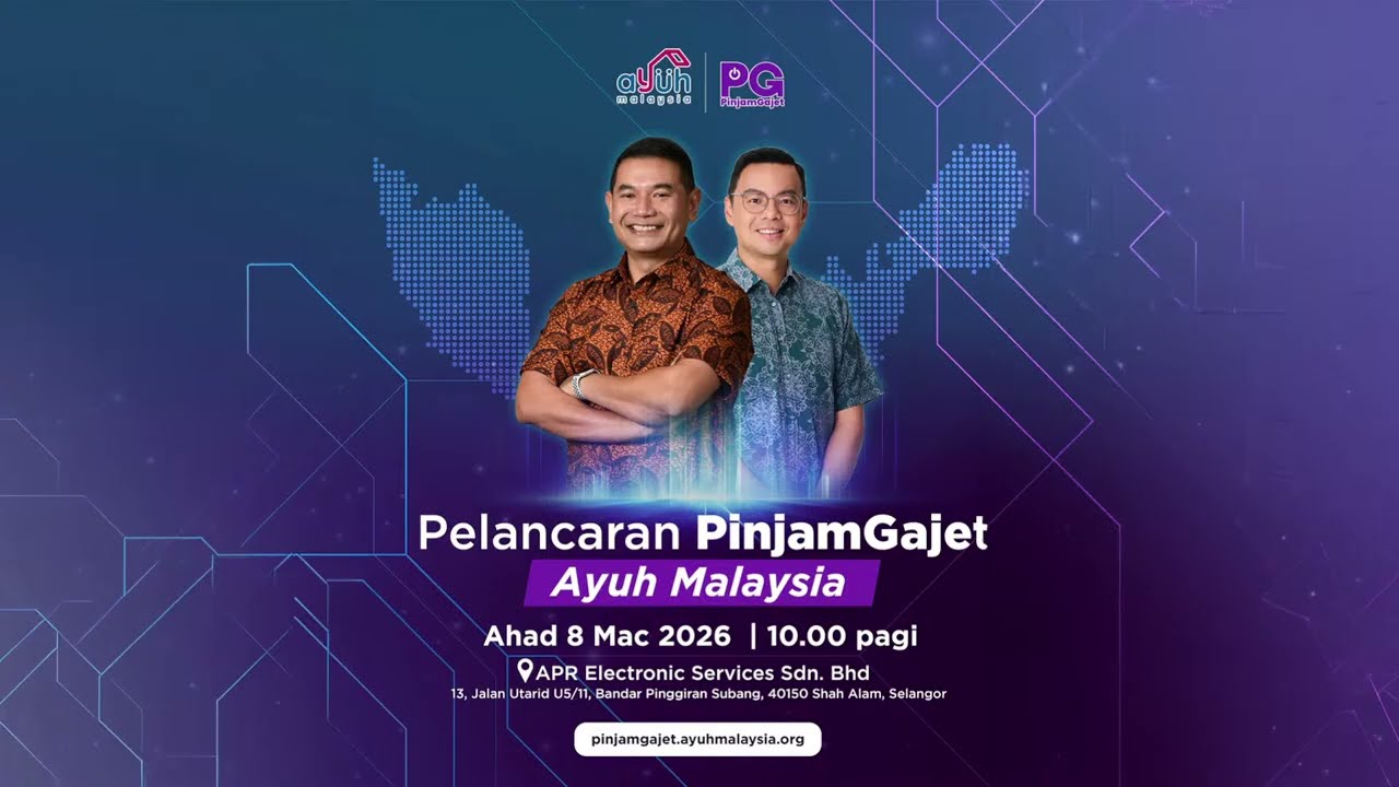 PELANCARAN PINJAMGAJET | Laptop Lama, Peluang Baru