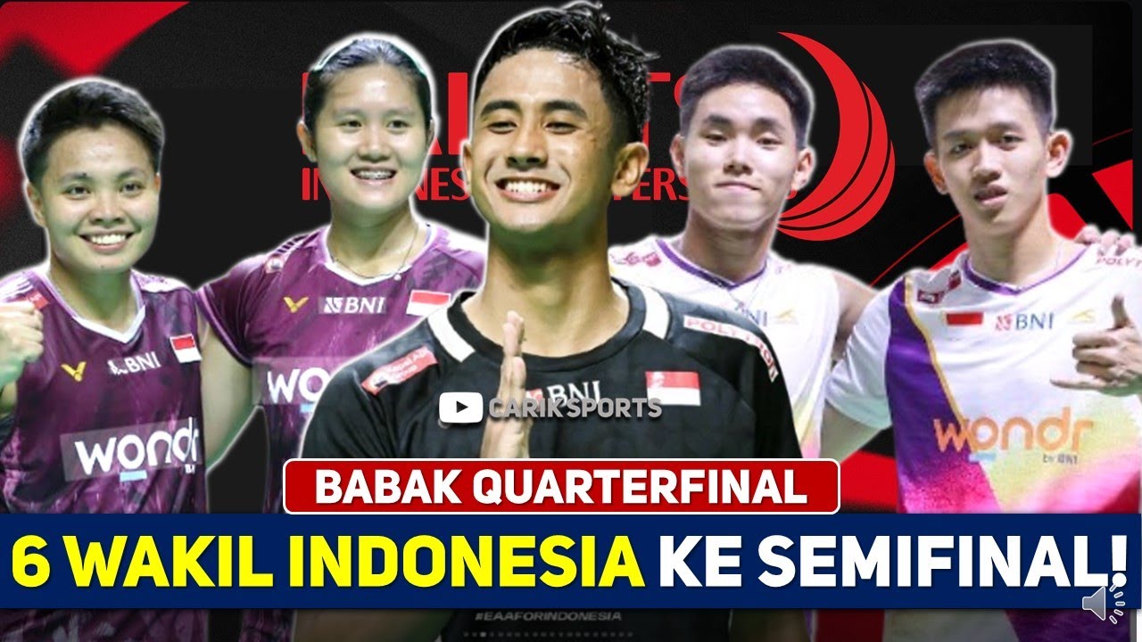 INDONESIA DOMINASI SEMIFINAL! Hasil Perempat Final Daihatsu Indonesia Masters 2026