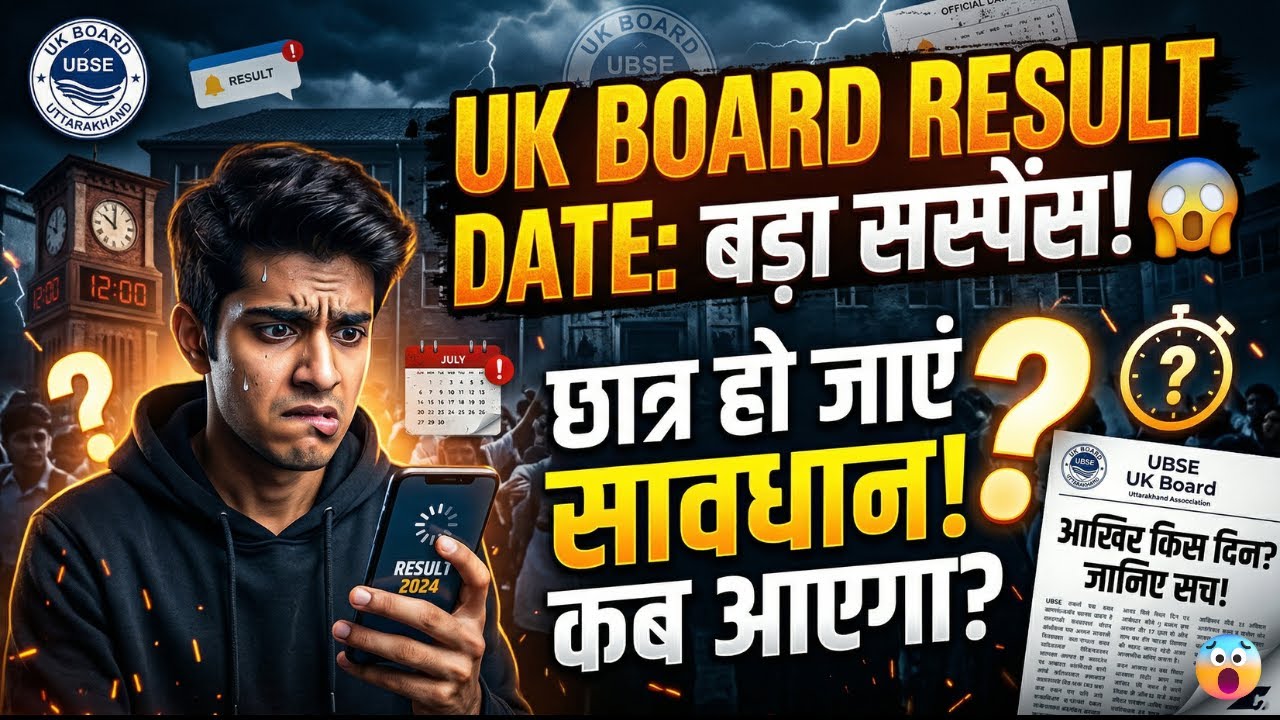 UK Board Result Date Confirmed? 🛑 छात्र हो जाएं सावधान! | Latest Update Today