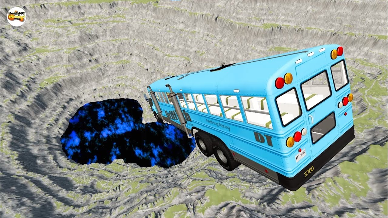 School Bus Crashes & Jump 9 | BeamNG.Drive