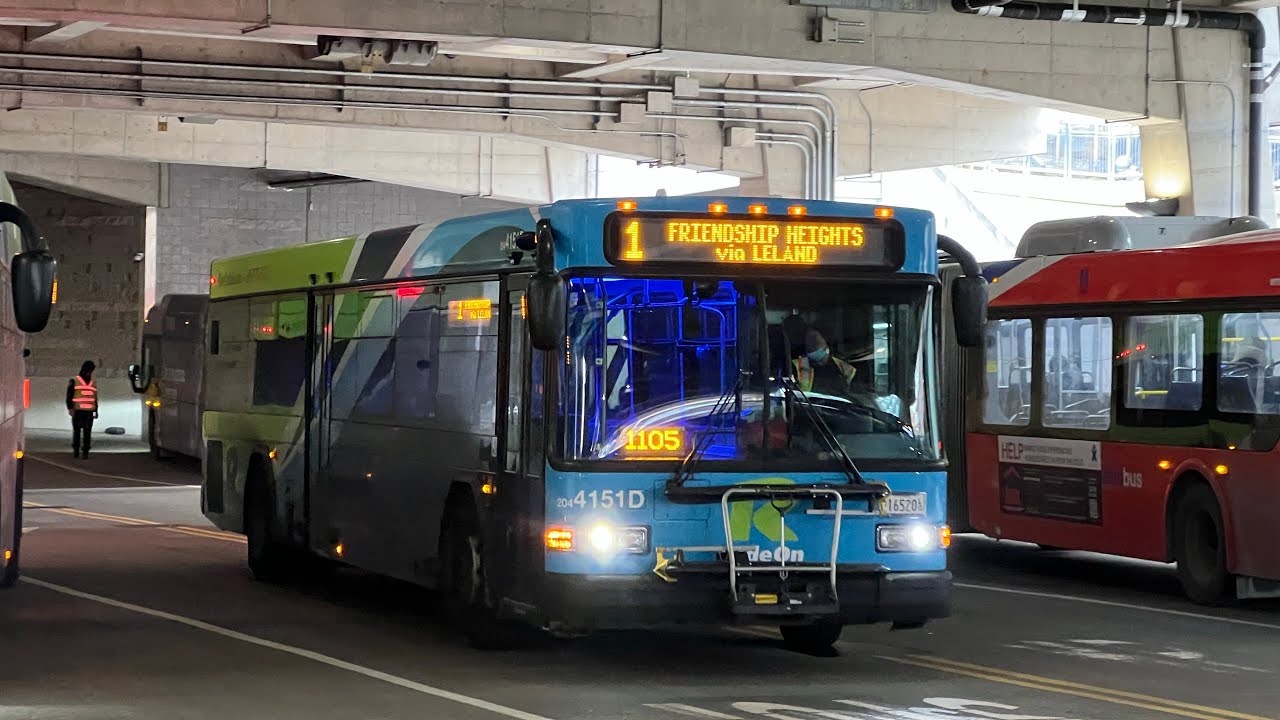 Montgomery County Transit Ride On: 2020 Gillig Advantage LF40 #4150 on route 1