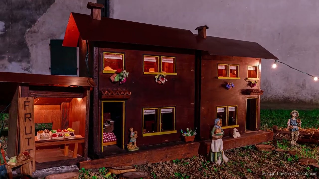 TIMELAPSE Nativity Scene handmade in 4K at Cordovado (Italy) #friuliveneziagiulia #friuli #presepe