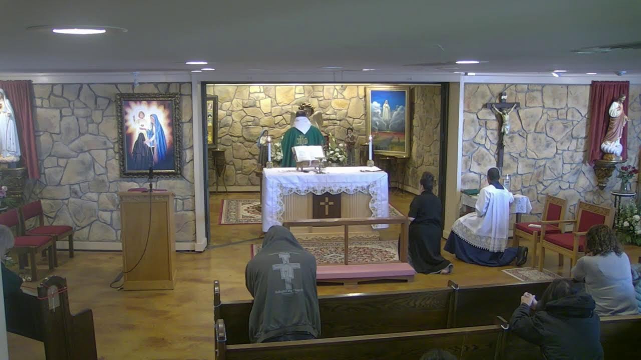 Monday February 16, 2026 | The Rosary and Mass from The Blue Army Shrine of Our Lady of Fatima