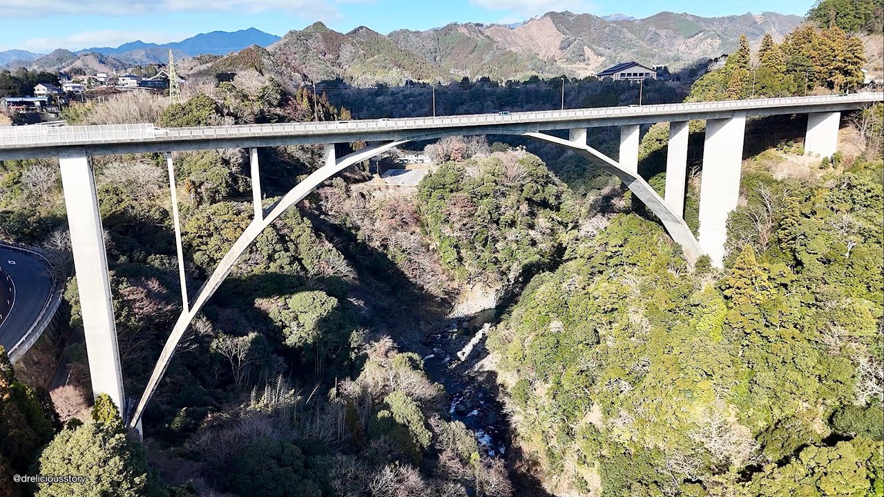 Takachiho Gorge 高千穗峡高千穗 の炭火 吾平店-神都高千穗大橋 Bridge DR.ONE FLY AROUND DRONE REVIEW @ Takachiho Miyazaki