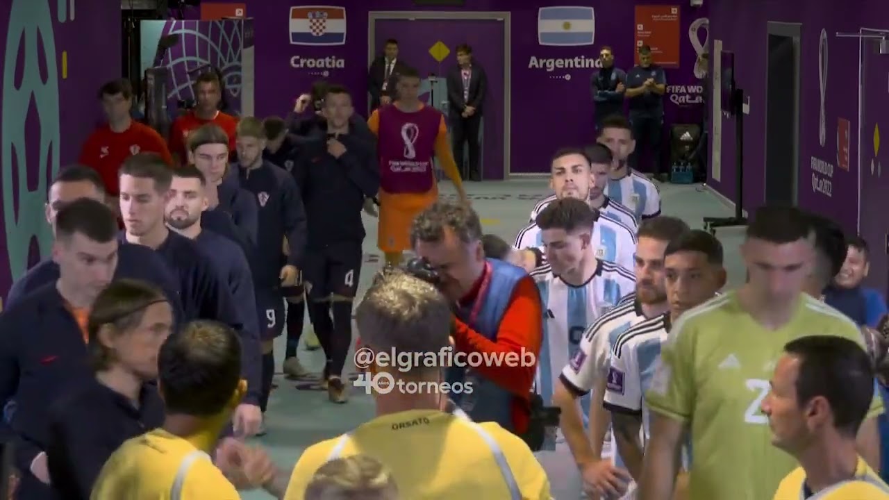 Perlita de MESSI ante Croacia: olvidó el banderín en el vestuario