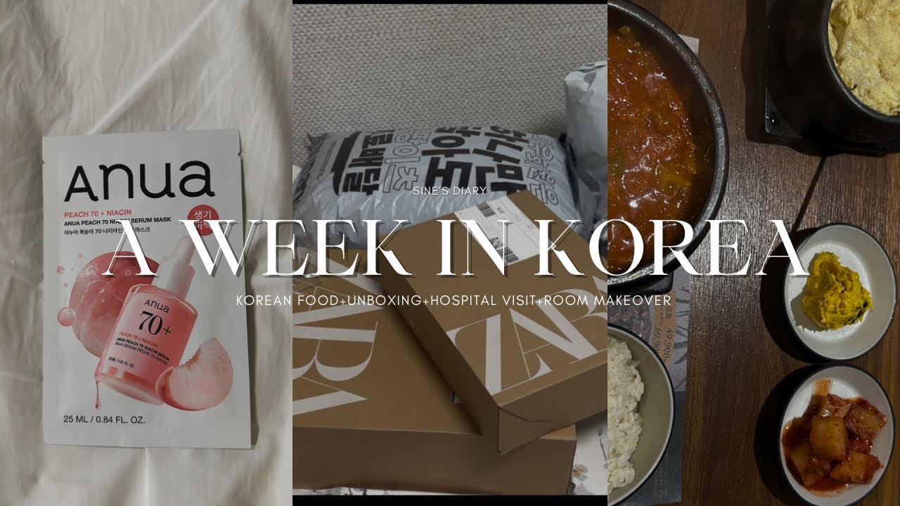 A week in Korea: A lot of unboxing, bedroom makeover, failed health check, I am sick AGAIN! 
