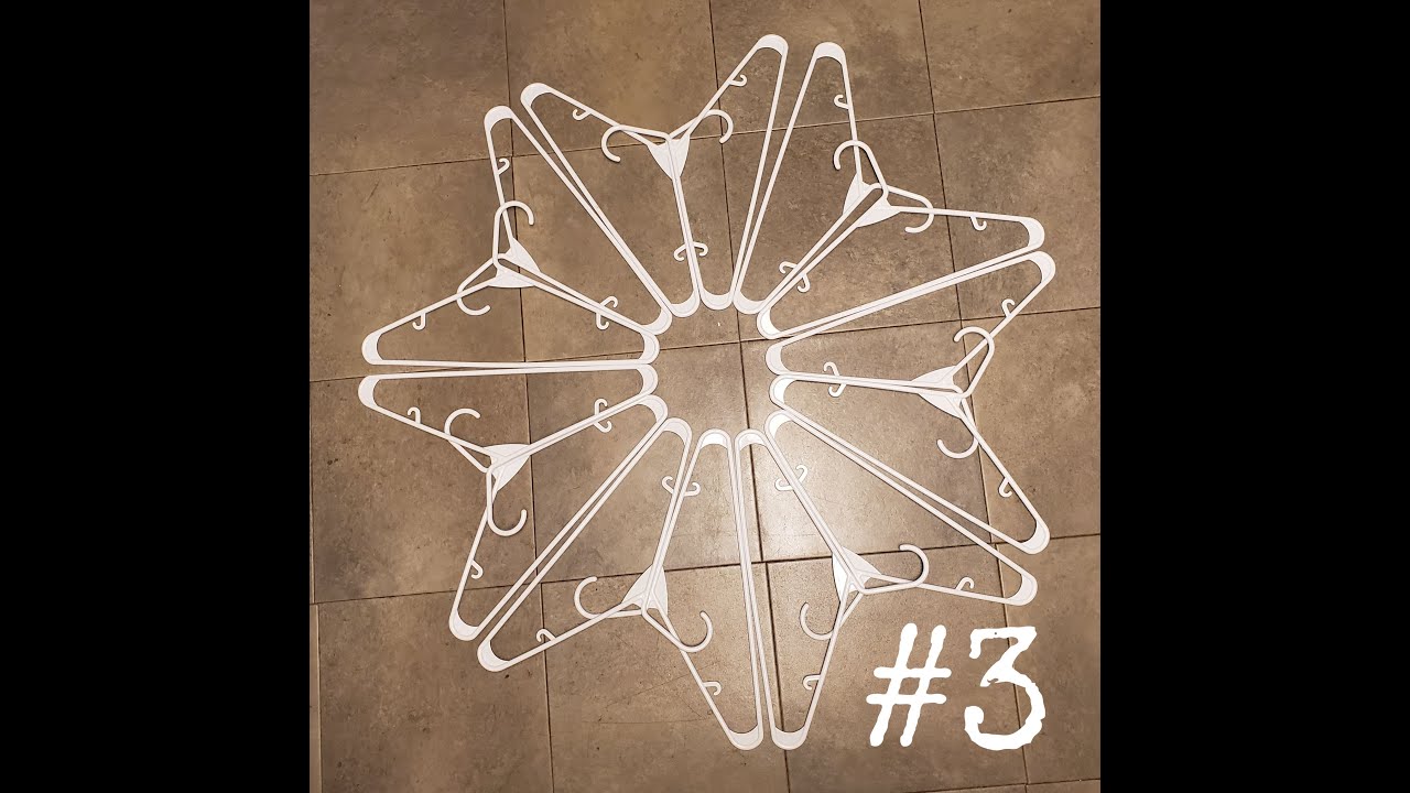 #3 hanger snowflake design instructions tutorial series 3
