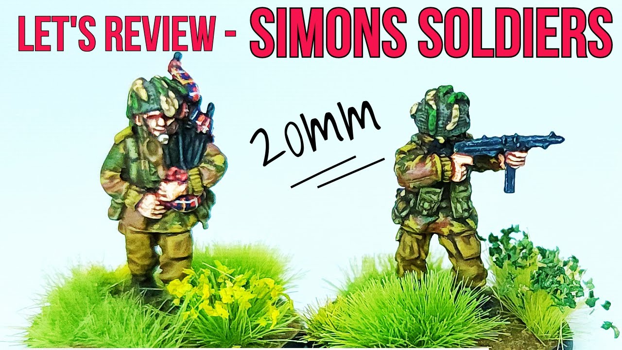 20mm Simon's Soldiers Miniatures Review | Episode 3 | WW2 Tabletop Gaming!