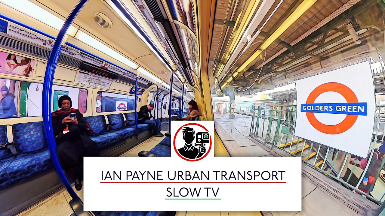 SLOW TV | 4 Hours 20 Minutes – London Underground Northern Line | Real Continuous Travel