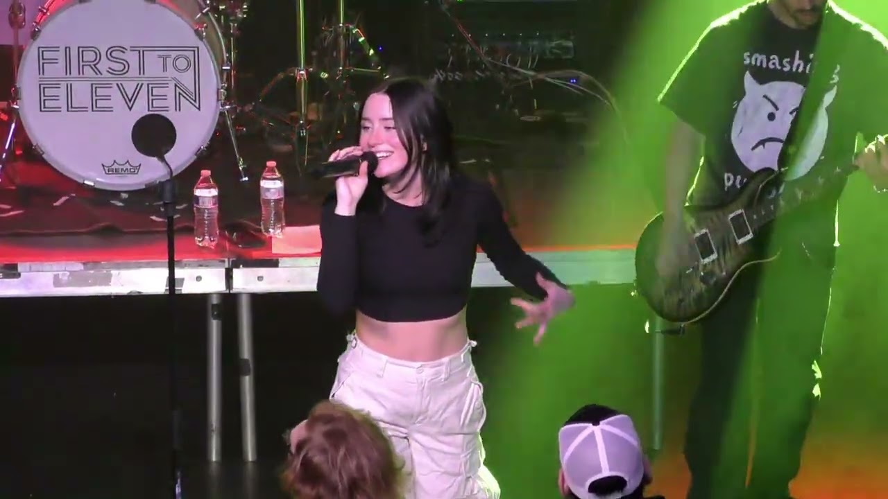 First to Eleven  with their version of  Take On Me