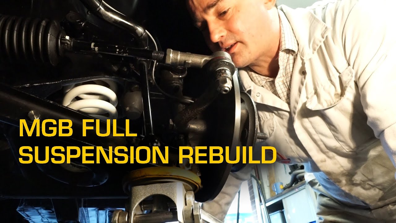 MGB Full Suspension Rebuild Including Spring Removal, Lever Arm Damper Service & Fitting Poly Bushes