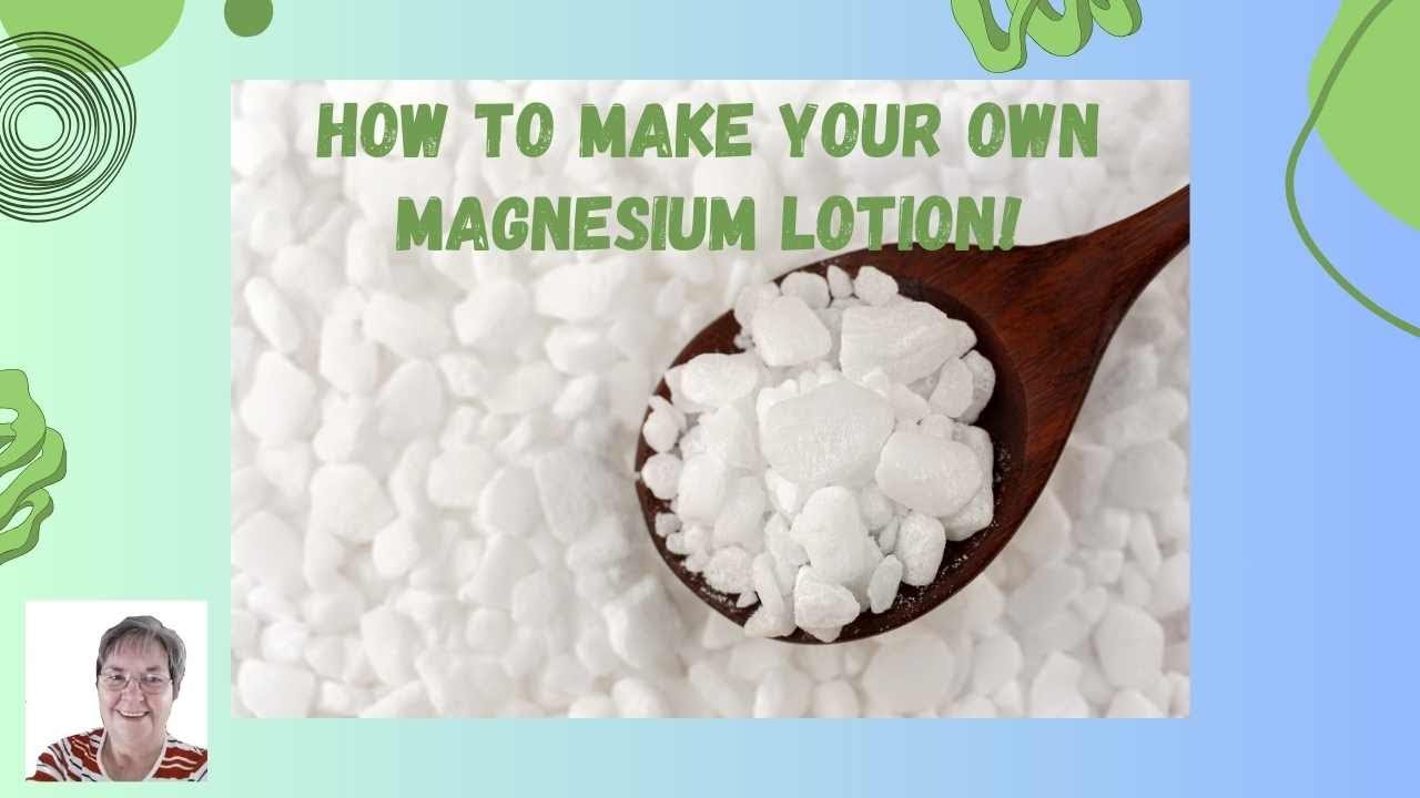 DIY Magnesium Lotion For Sleep and Muscle Pain