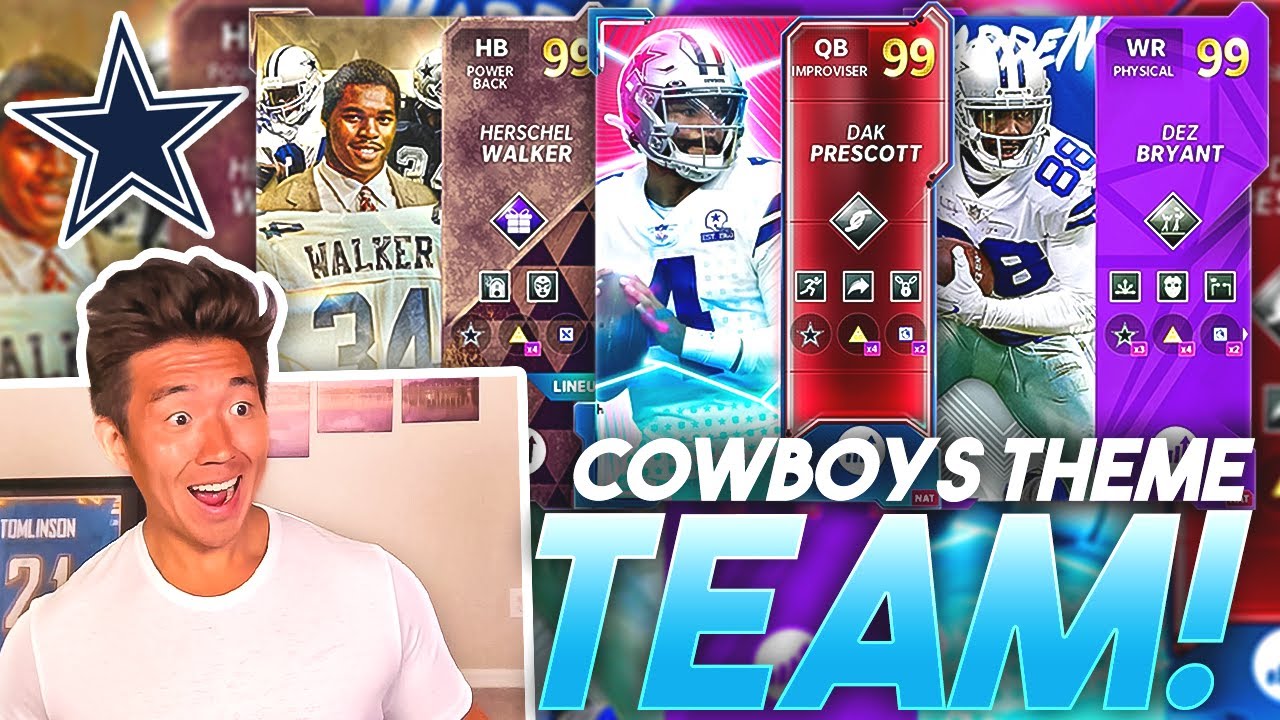 Dallas Cowboys Theme Team! This Lineup was Nasty! Madden 21