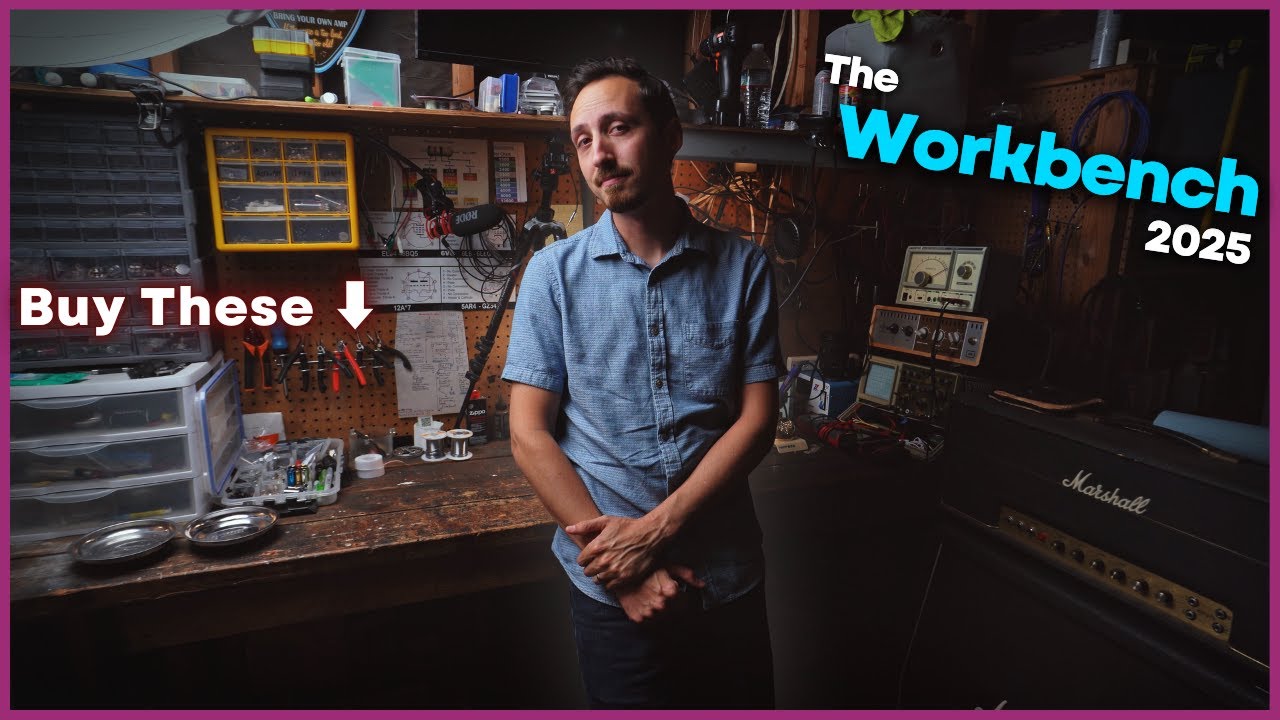 Tour of my Amp Tech Workbench (AND tools I recommend)
