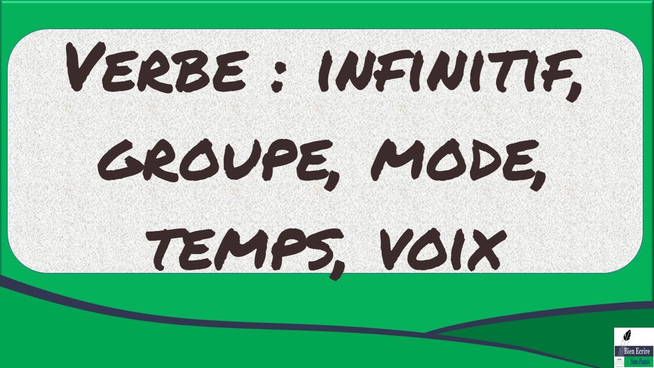 Le verbe: comment l'analyser ?