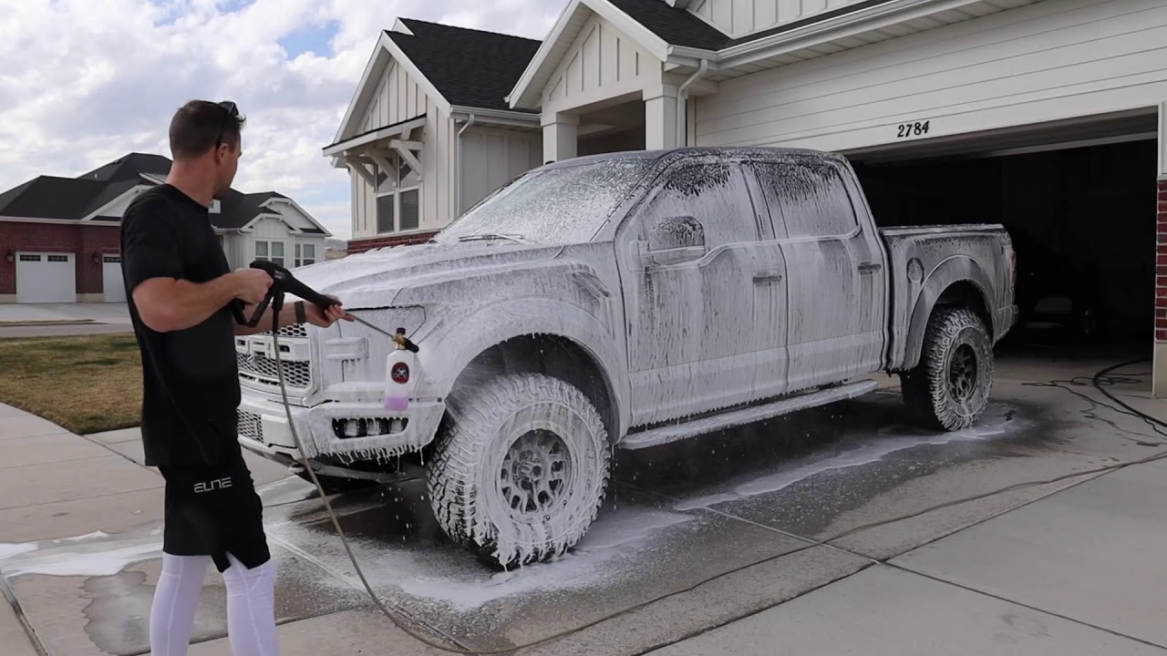 Detailing My 2018 Ford Raptor From Dirty To Clean!