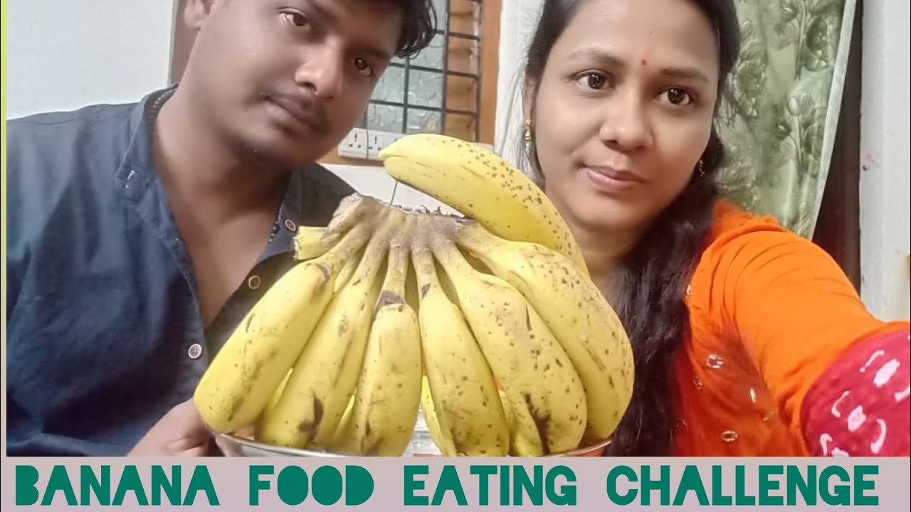 Banana food eating challenge #foodvideos #foodchallenge 