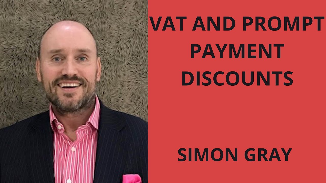 VAT and Prompt Payment Discounts