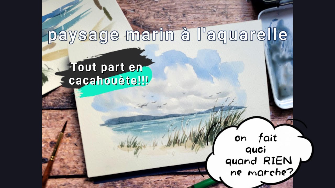 Paysage marin - mer et dunes