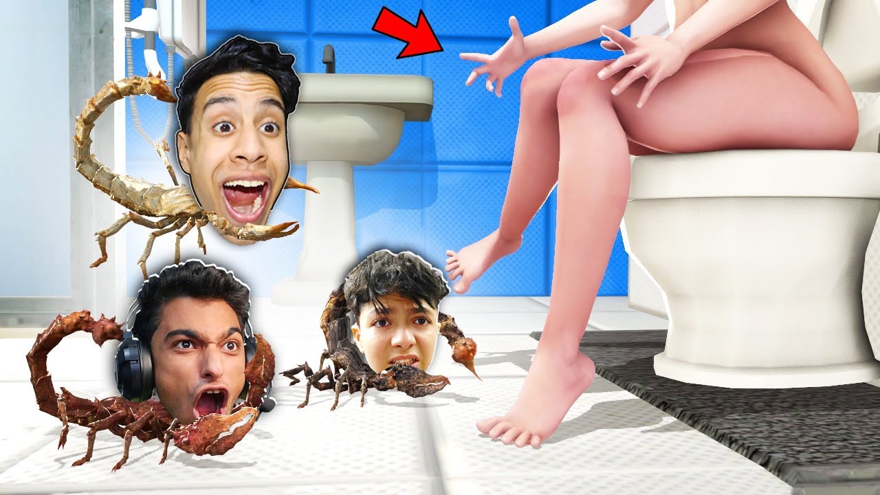 لعبة الغميضة التحول والهروب ولكن امكامل عقرب (احنا حشارات) !! 🔥😂