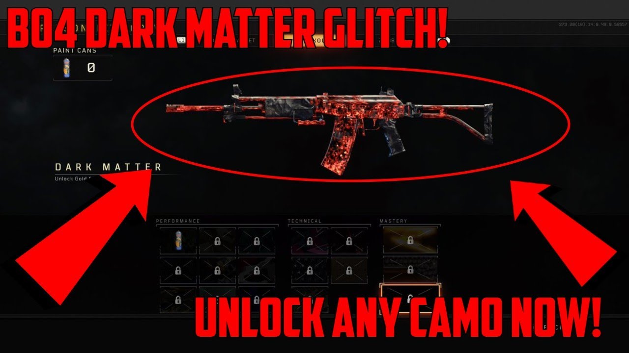 BO4 DARK MATTER CAMO GLITCH! UNLOCK DARK MATTER NOW! BO4 CAMO GITCH! BLACK OPS 4 GLITCHES! COD BO4!
