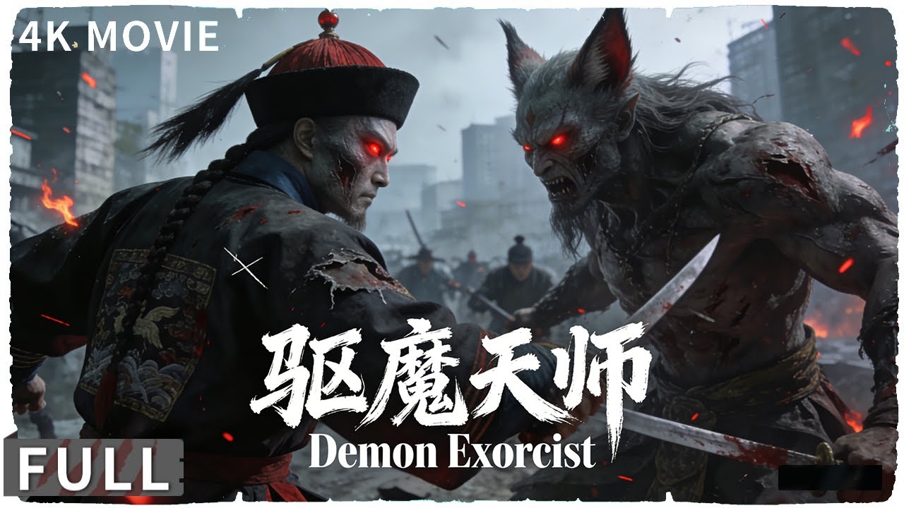 4K Full 邪恶狐妖夺人心魄，驱魔大师斗法降魔  动作/惊悚 《驱魔天师/Exorcist Taoist 》钱小豪 / 于小彬
