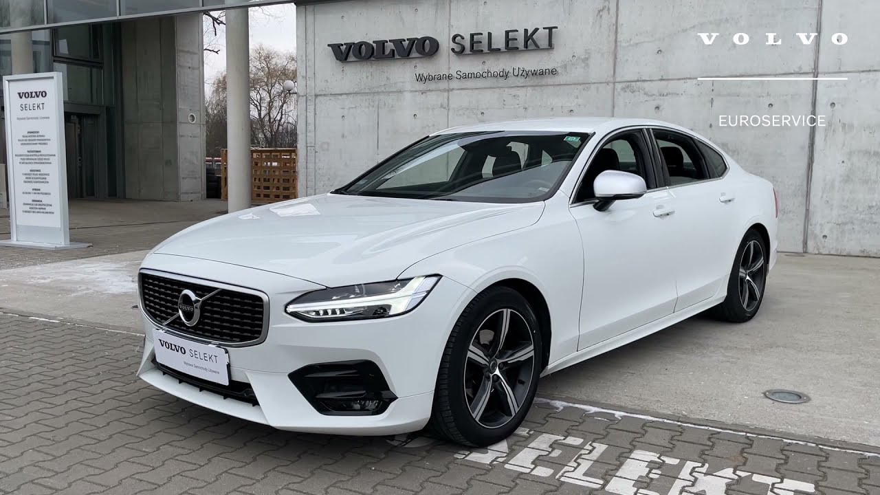 VOLVO SELEKT S90 D4 190HP R-DESIGN ICE WHITE 2018 | EUROSERVICE
