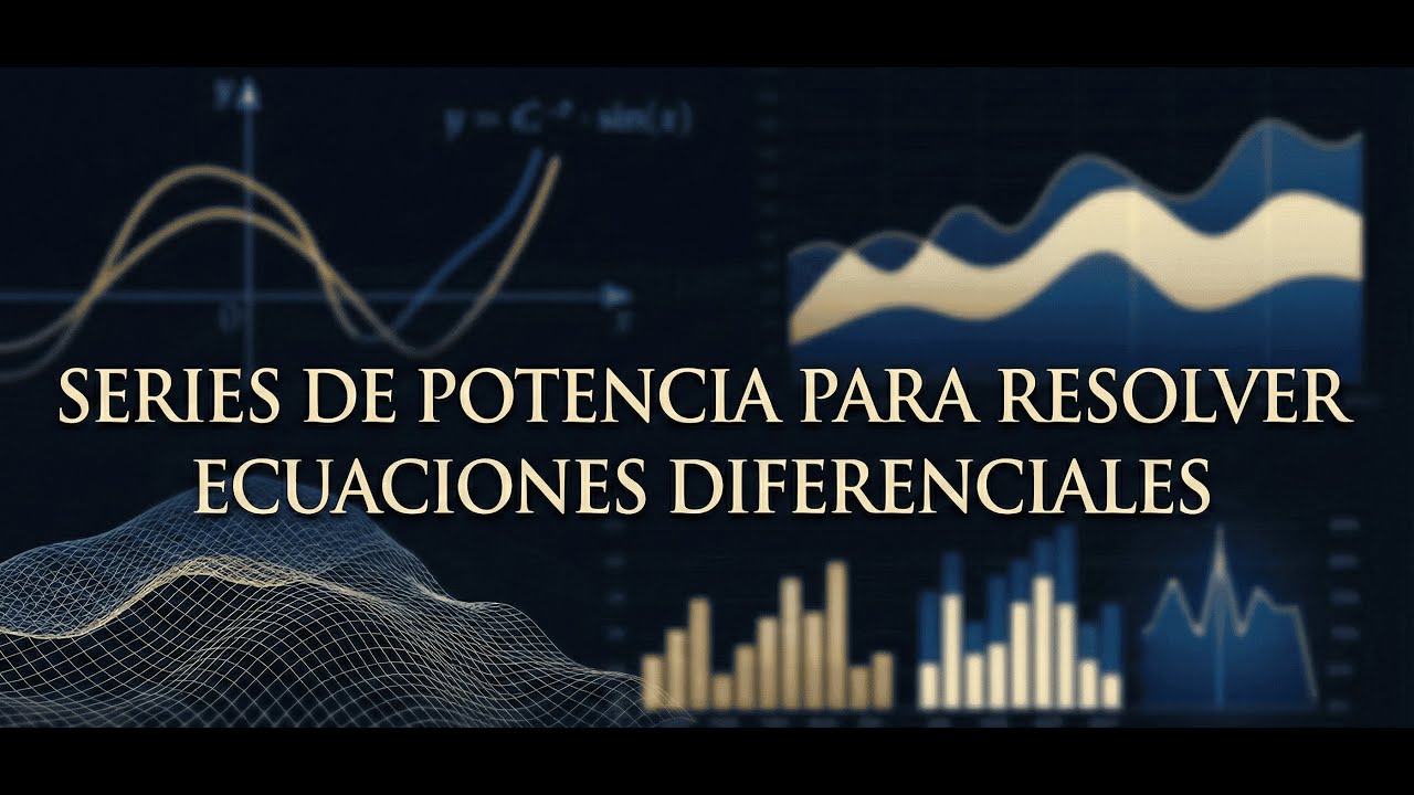 #30.  Series de Potencia para resolver Ecuaciones Diferenciales | PASO A PASO